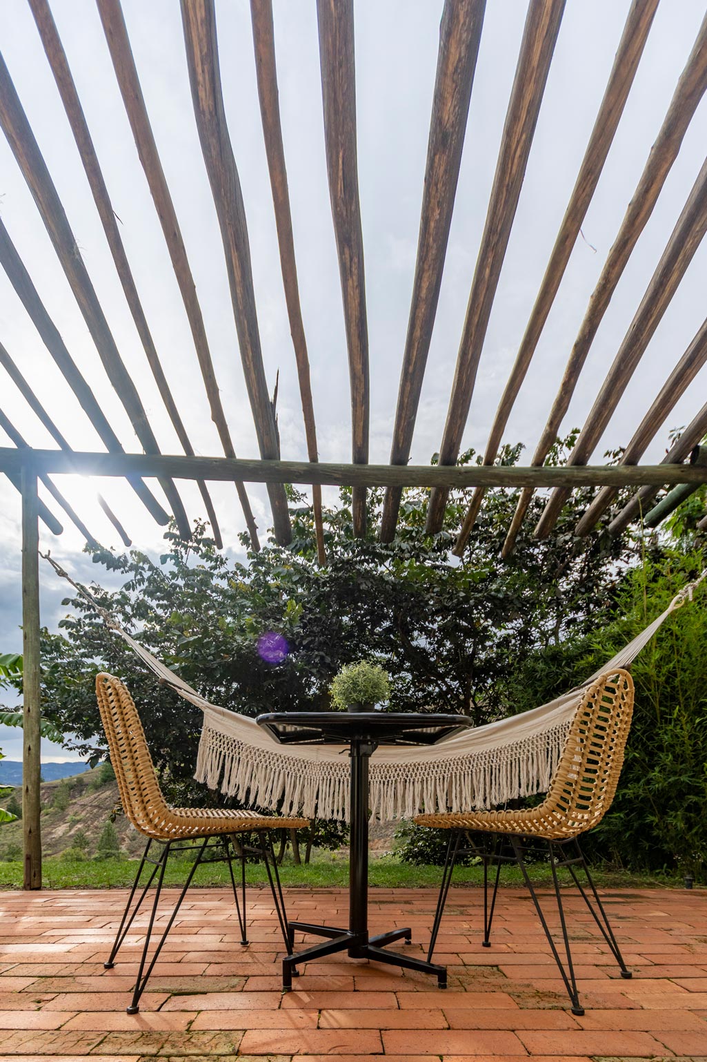 Terraza y jardín de Habitación Privada