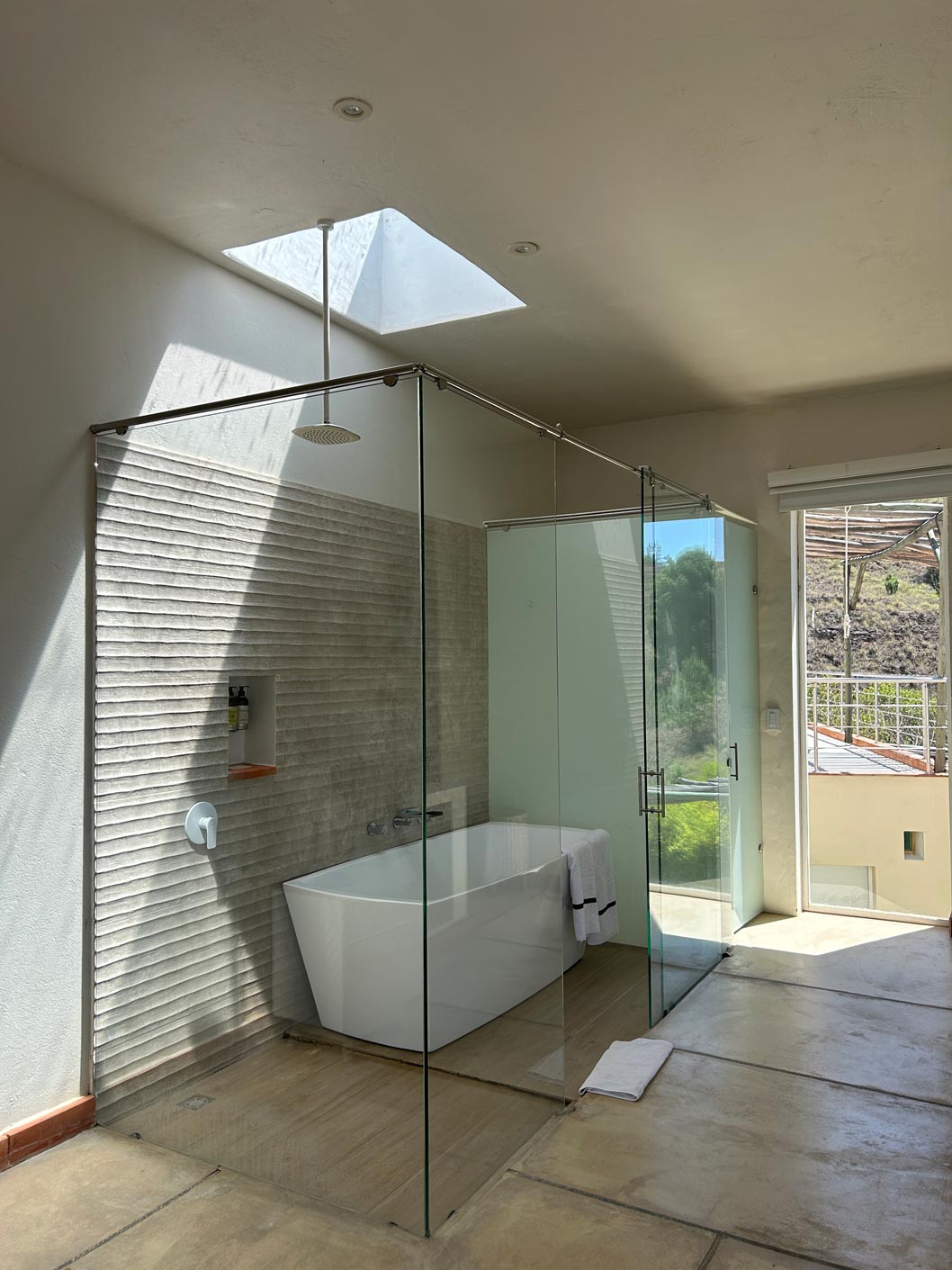 Terraza privada de Suite Premium