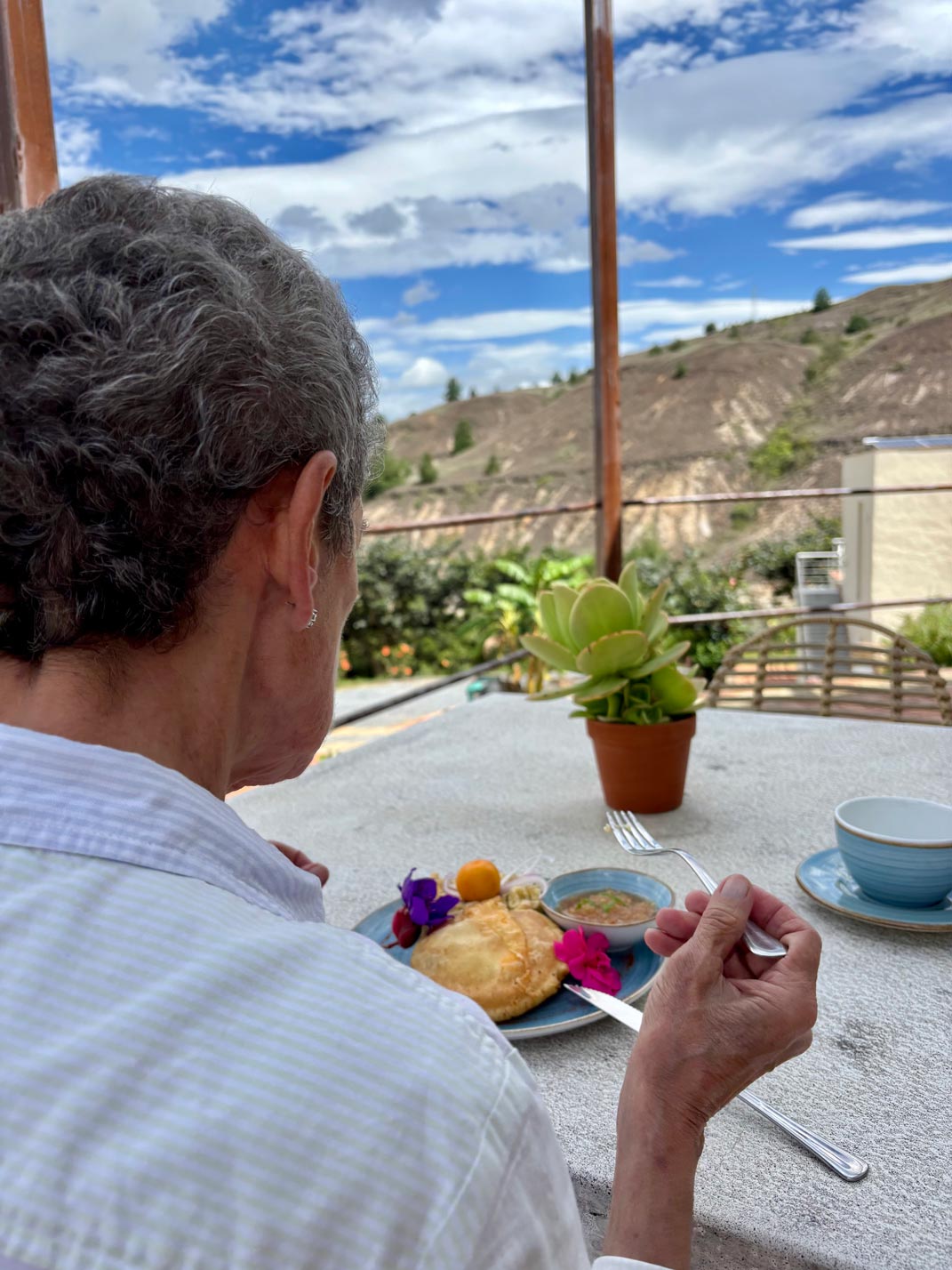 Alimentación del lugar en Senda Loto Alma